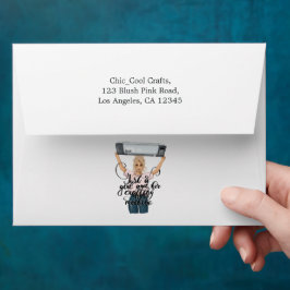 Modern Crawing Queen Anpassningsbar Branding