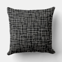 Modern Crosshatch burlap texture pattern Kudde