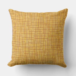 Modern Crosshatch burlap texture pattern Kudde