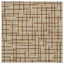 Modern Crosshatch burlap texture pattern Tyg