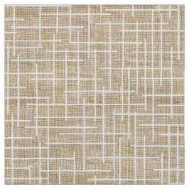 Modern Crosshatch burlap texture pattern Tyg