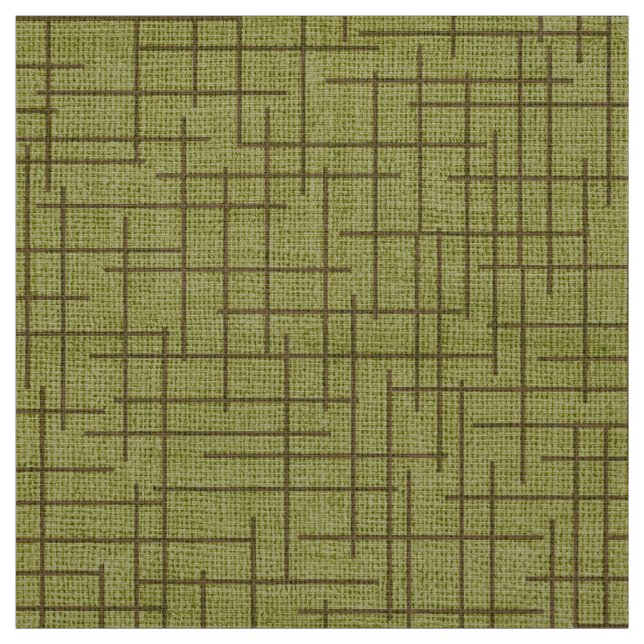 Modern Crosshatch burlap texture pattern Tyg (Provkarta)