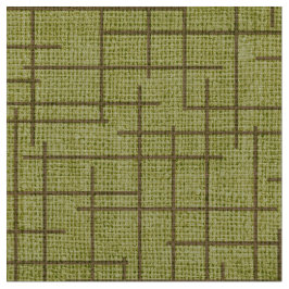 Modern Crosshatch burlap texture pattern Tyg