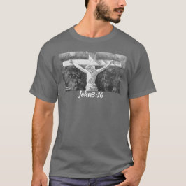 MODERN CRUCIFIX ART Baptism/Church Grått T Shirt