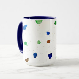 Modern Crystal Terrazzo Mönster Mugg