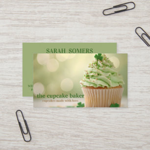 Modern Cupkaka Logotyp Bakery Chef Catering Confet Visitkort