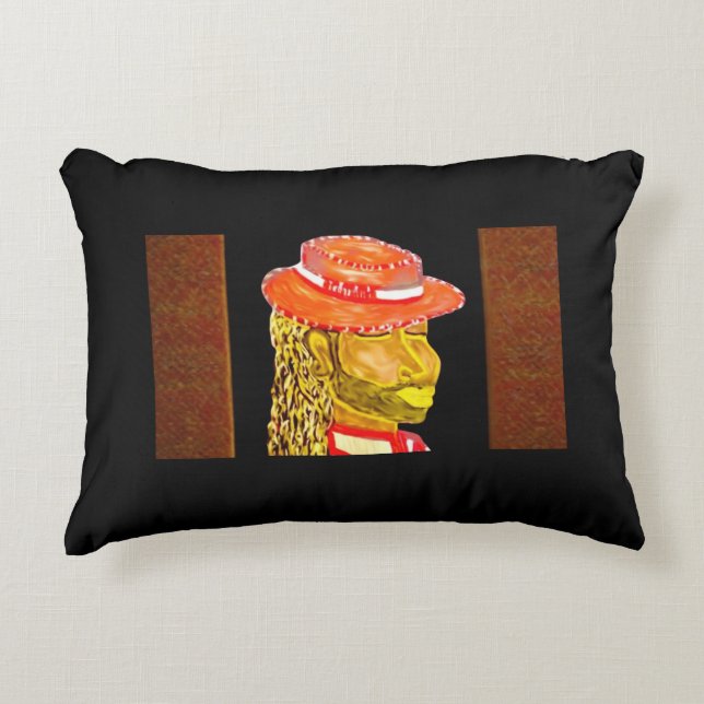 "Modern Curator" Ländryggsstöd i form av kudde (Framsidan)