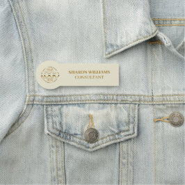 Modern Custom Business Logo Magnetic Employee Namnbricka