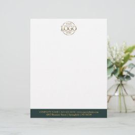 Modern Custom Company Business Logo Branding Brevhuvud