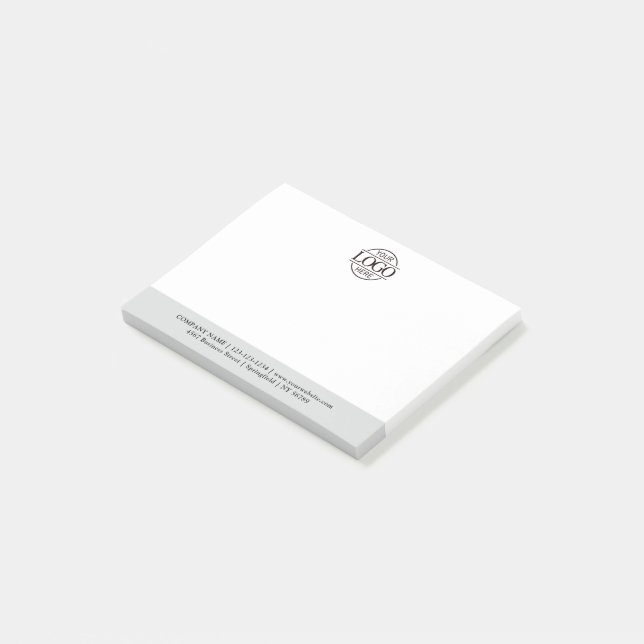 Modern Custom Company Business Logo Promotional Post-it Block (Vinklad)