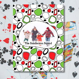 Modern Custom Family Game Night Gift Playing Cards Casinokort