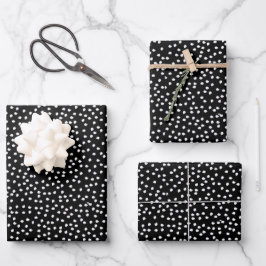 Modern Cute Abstrakt Polka Dot Black and White