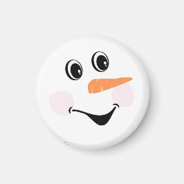 Modern Cute Anpassningsbar som leende Snögubbe ans Magnet