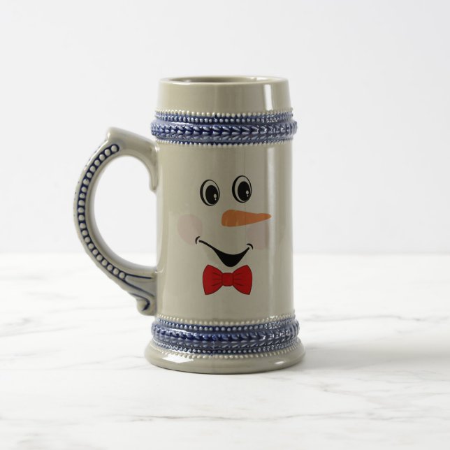 Modern Cute Anpassningsbar som leende Snögubbe Red Sejdel (Vänster)