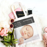 Modern Cute Baby Photo | Beauty Quote Tygkasse<br><div class="desc">Modern Cute Baby Photo | Beauty Quote</div>