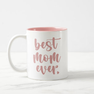 Modern Cute Best Mamma någonsin Kids Namn Photo Två-Tonad Mugg