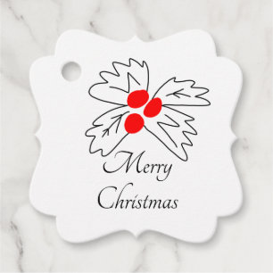 MODERN CUTE CHRISTMAS KLOCKOR PARTY GIFT MÄRKRES GÅVOR ETIKETTER