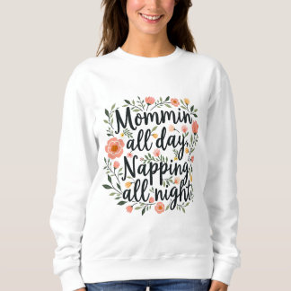 Modern Cute Floral Mother's Day, Botanical Mama T Shirt