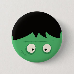 Modern Cute Frankenstein Monster Halloween Knapp