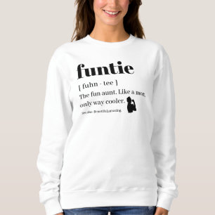 Modern Cute Funtie Definition Moster Auntie T Shirt