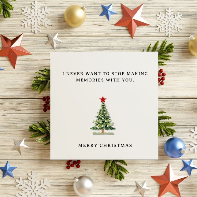 Modern Cute God jul Card Julkort (Skapare uppladdad)