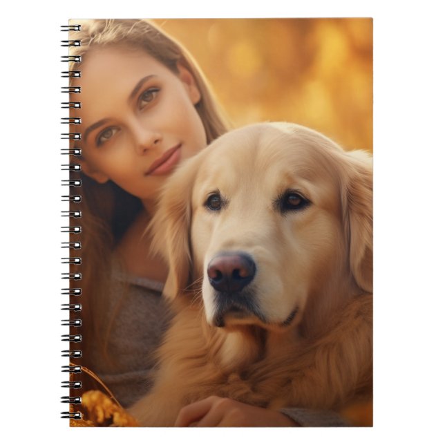 Modern Cute guldhämtare Bästa Hund Mamma någonsin Anteckningsbok (Framsidan)