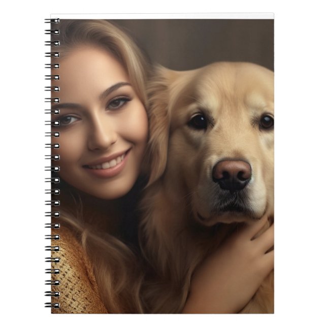 Modern Cute guldhämtare Bästa Hund Mamma någonsin Anteckningsbok (Framsidan)