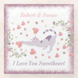 Modern Cute I Kärlek You Red Hearts Valentines day