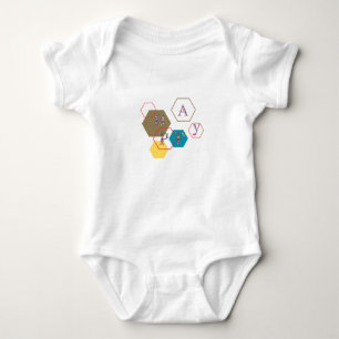 Modern Cute Lycklig Alphabets T Shirt