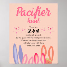 Modern Cute Nappar Hunt Pastel Bunny Öron Peach