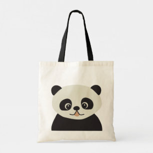 Modern Cute Panda-björn illustrerar Tygkasse