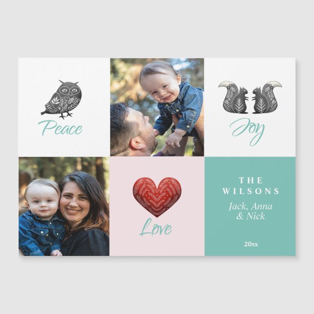 Modern Cute Scandinavian PhoPriol-jul (Framsida)