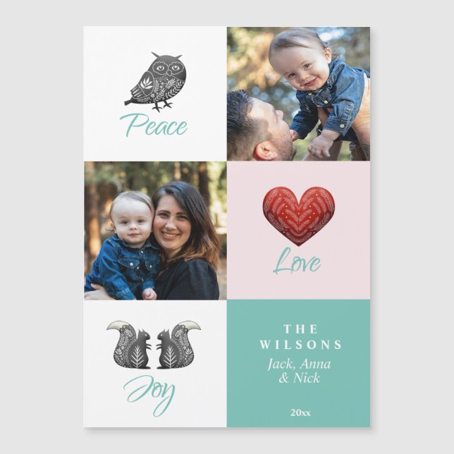 Modern Cute Scandinavian PhoPriol-jul (Framsida)