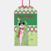 Modern Cute Snögubbe