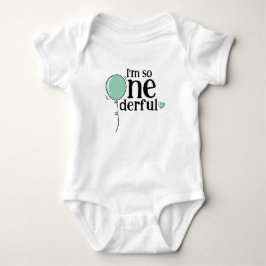 Modern Cute Turcos Ballon Onederful Birthday T Shirt