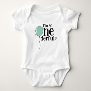 Modern Cute Turcos Ballon Onederful Birthday T Shirt