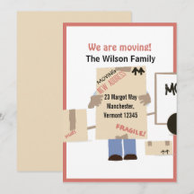 Modern cute vi är Flytta-kungörelse