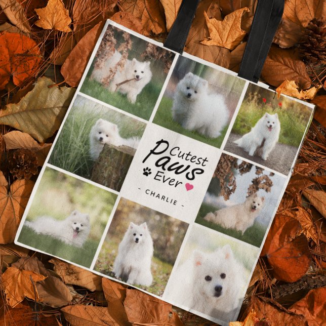 Modern Cutest Tassar någonsin Cute Pet Hund Foto C Tygkasse (Skapare uppladdad)
