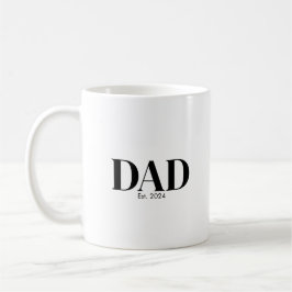 Modern Dad Established Mug Kaffemugg