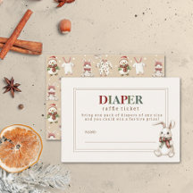 Modern dagstidning Raffle Biljett i Winter Baby Sh