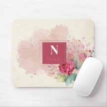 Modern dammig blommigt l Elegant gräns burgandy ro