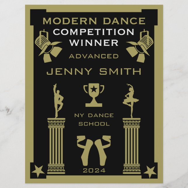 Modern Dance Competition Winner (Framsida)