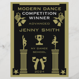Modern Dance Competition Winner