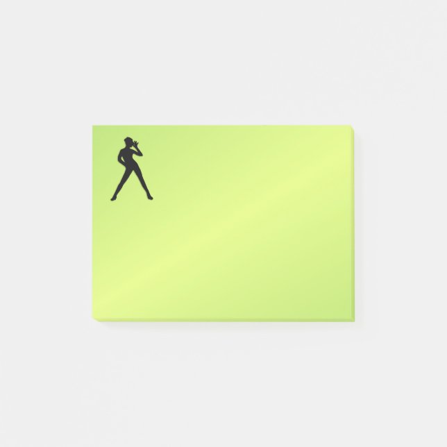 Modern Dance-Grönt Post-it Block (Framsida)