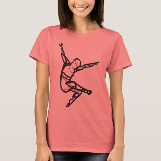Modern Dance Ringer Tee (Framsida)