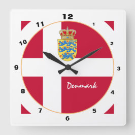 Modern Danmark, Dansk trendig hem/design Fyrkantig Klocka