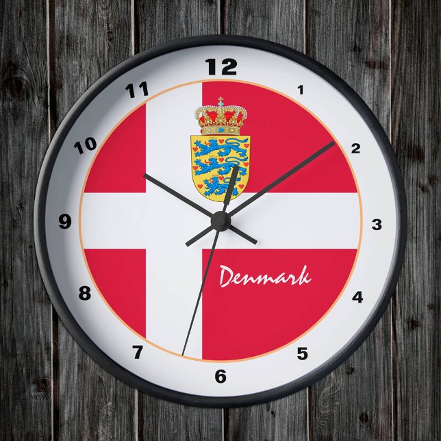 Modern Danmark, Dansk trendig hem/design Rund Klocka (Skapare uppladdad)