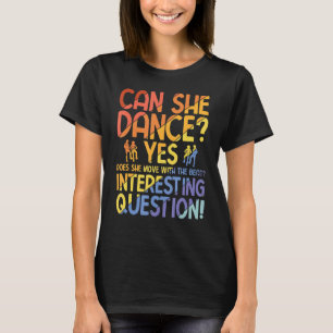 Modern dansande för en dansare t shirt