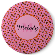 modern dansk cheetah-djurskrift Monogram