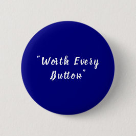 Modern Dark Red Solid Customizable Round Button Knapp